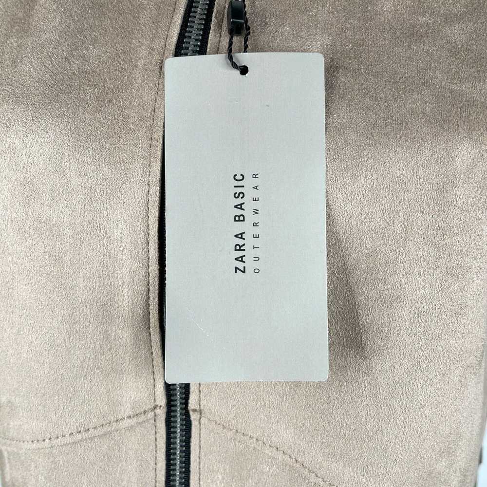 Zara NEW Zara Basic Outerwear Faux Leather Coat S… - image 2