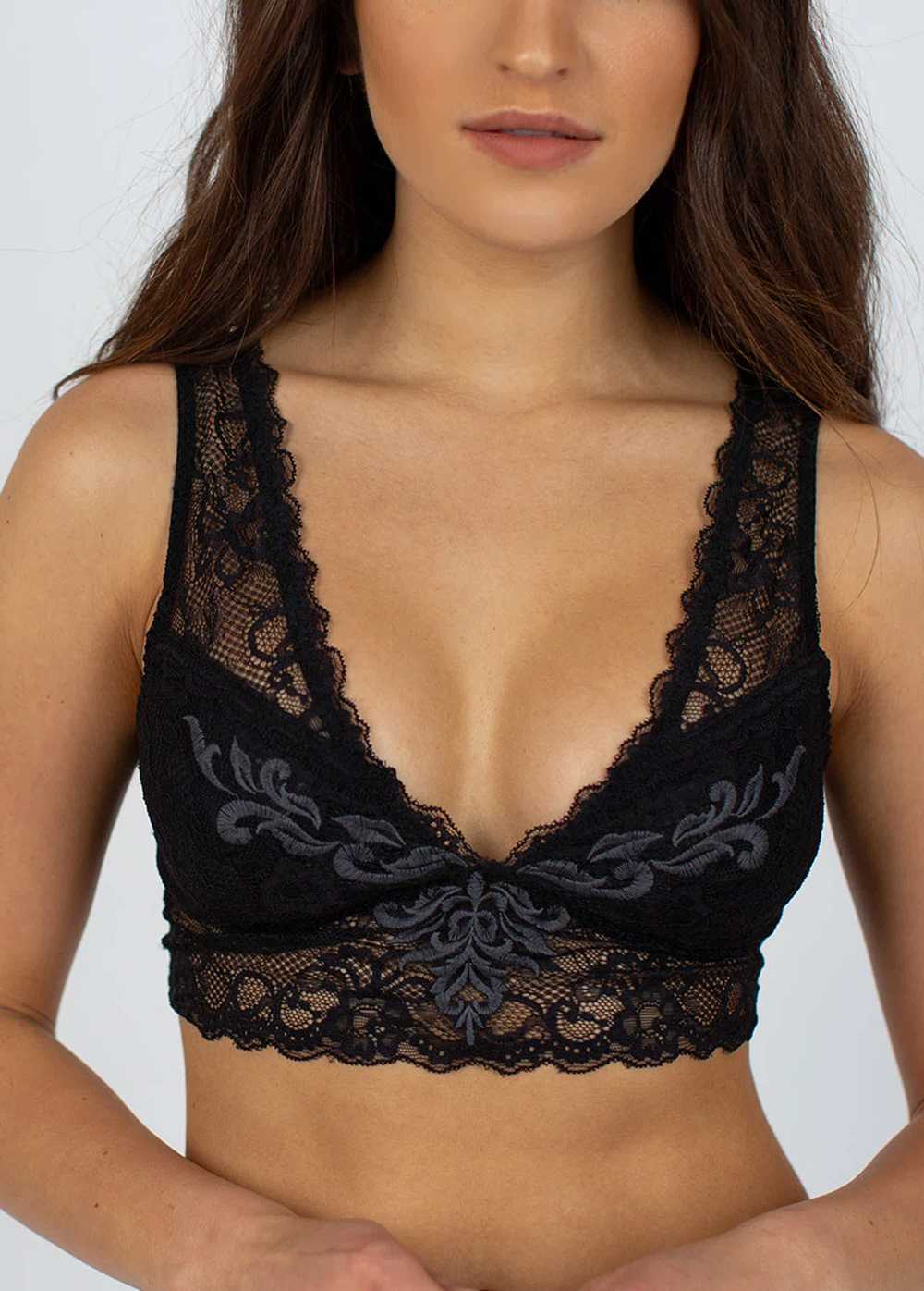 Joyfolie Candice Bralette in Black - image 1