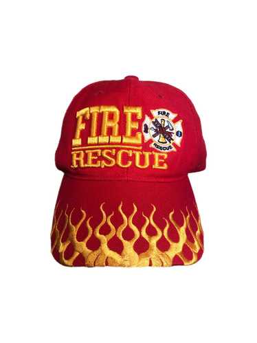 Vintage Y2K Fire & Rescue Dept Flame Hat