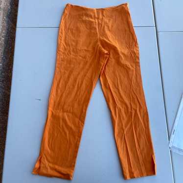 Vintage Leggiardo Pants Chinos Womens 6 Orange Cot