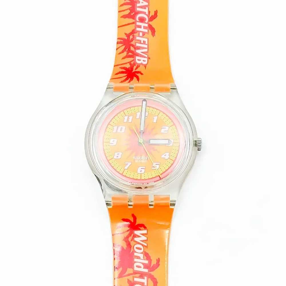 Swatch Gent Access Sea Sun And Beach Watch SKK128 - image 3