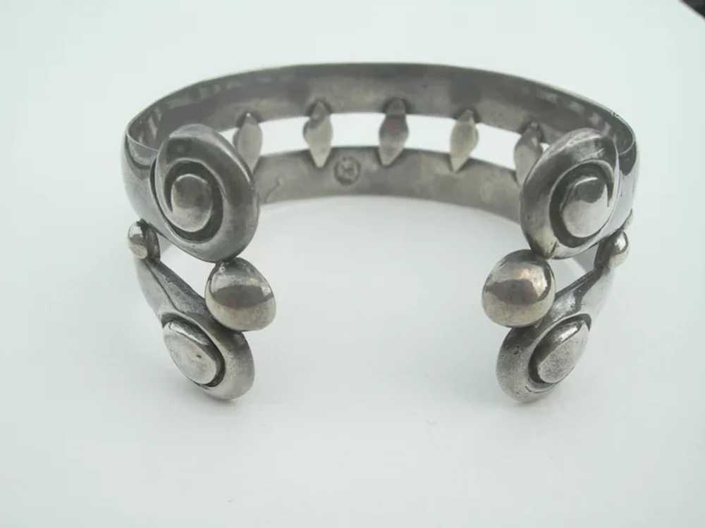 Hector Aquilar - Mexican Sterling Silver – Cuff B… - image 7