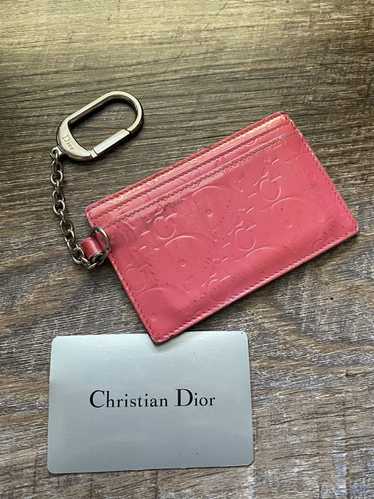 Dior Dior Pink Trotter Leather Cles Card Holder - image 1
