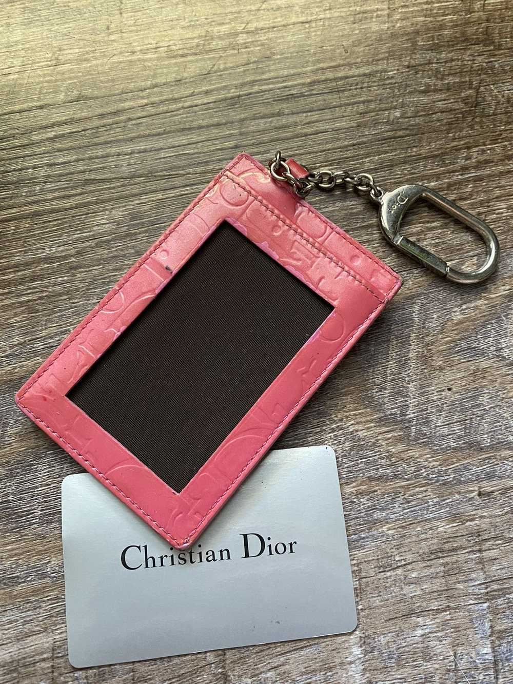 Dior Dior Pink Trotter Leather Cles Card Holder - image 6