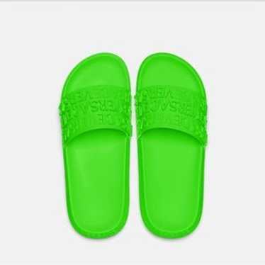 Rubber Pool Slides With Versace Allover Pattern I… - image 1