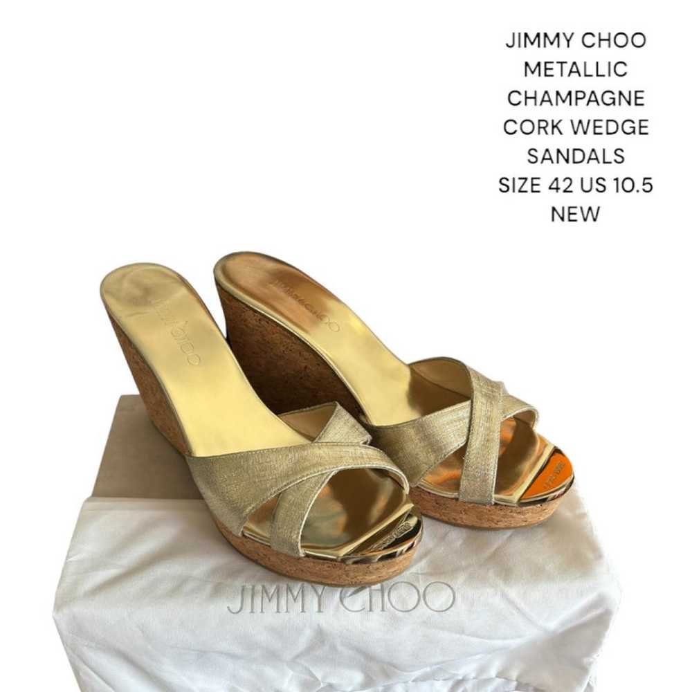 Jimmy Choo Leather sandal - image 2