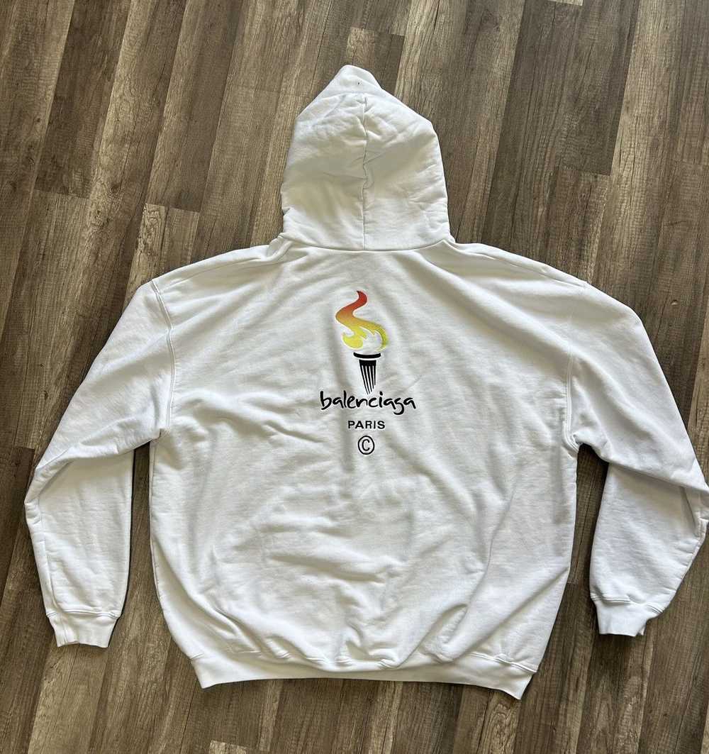 Balenciaga Balenciaga Olympic Hoodie white - image 1