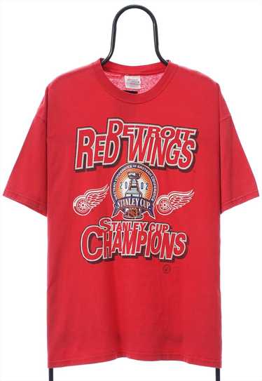 Vintage NHL 00s Detroit Red Wings Graphic TShirt W