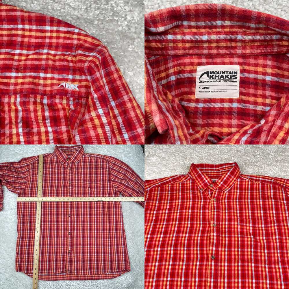 Mountain Khakis Mountain Khakis Shirt Mens XL Red… - image 4