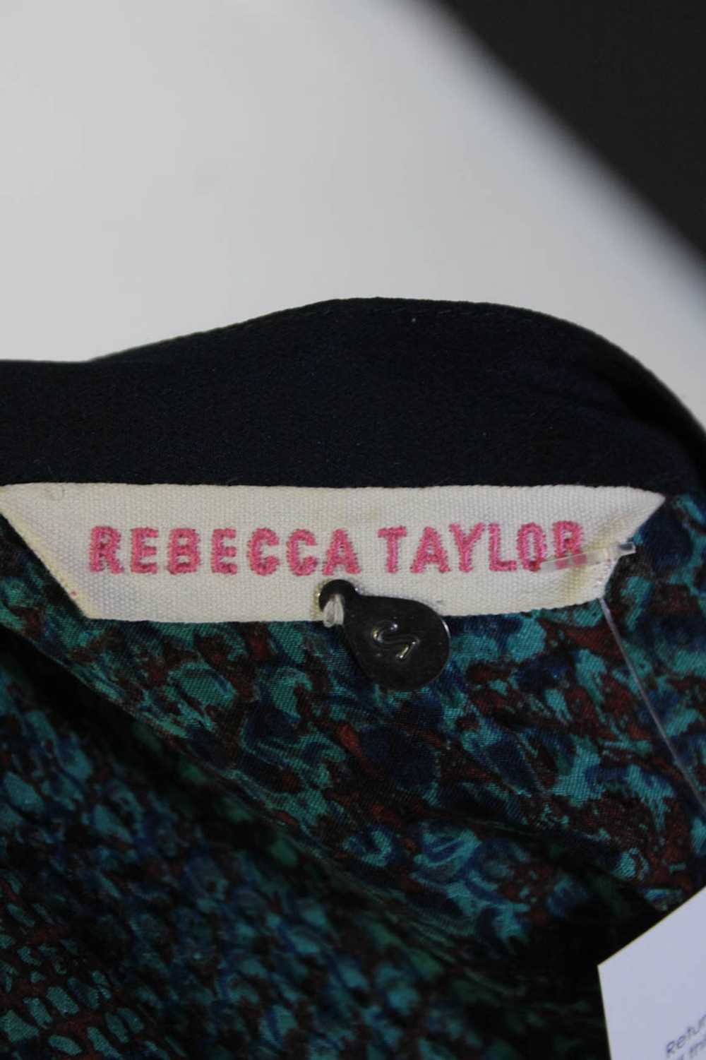 Rebecca Taylor Womens Silk Animal Print Long Slee… - image 4