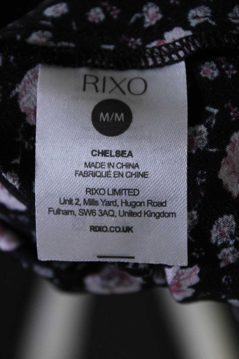 Rixo Womens Silk Floral Ruffled Zipped Long Sleev… - image 6