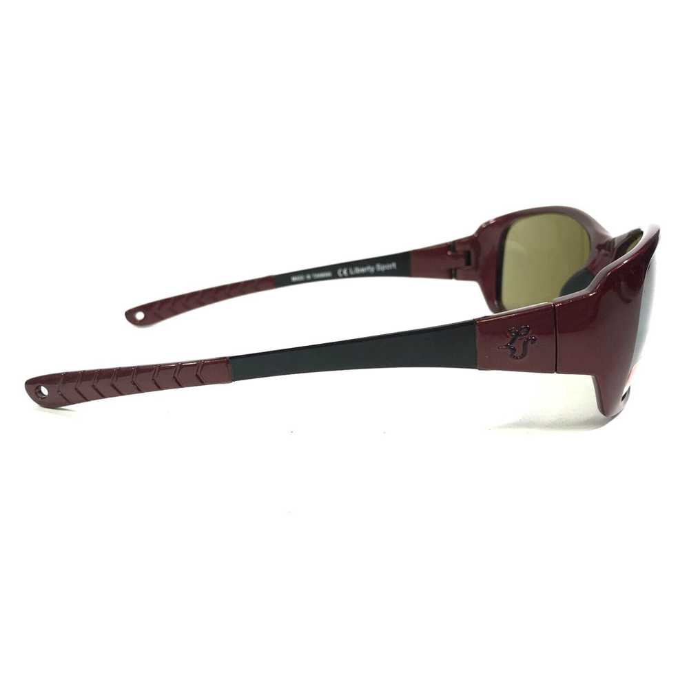 Frame Liberty Sport Sunglasses SUNRISE Black Red … - image 3