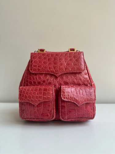 Lana of London Lana Marks Pink Alligator Handbag/B