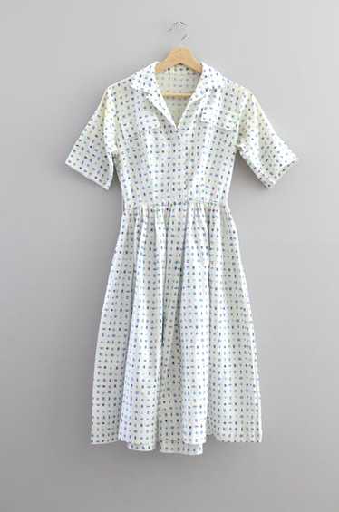 Vintage 1950s Novelty Dress ⎮ Small