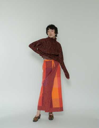 Kenzo vintage wrapped maxi skirt - image 1