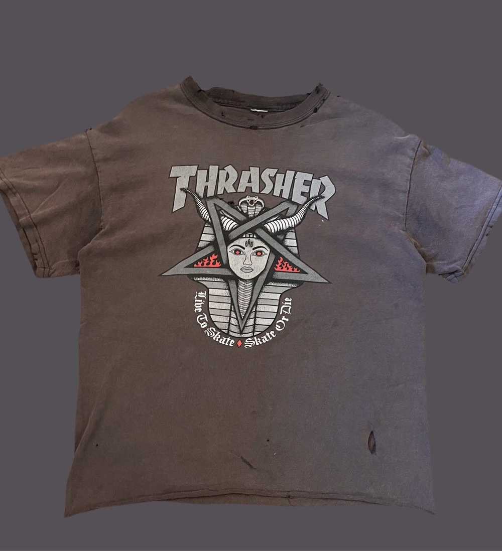 Thrasher VINTAGE 2002 THRASHER SHIRT - image 1