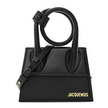 JACQUEMUS Smooth Calfskin Le Chiquito Noeud Black