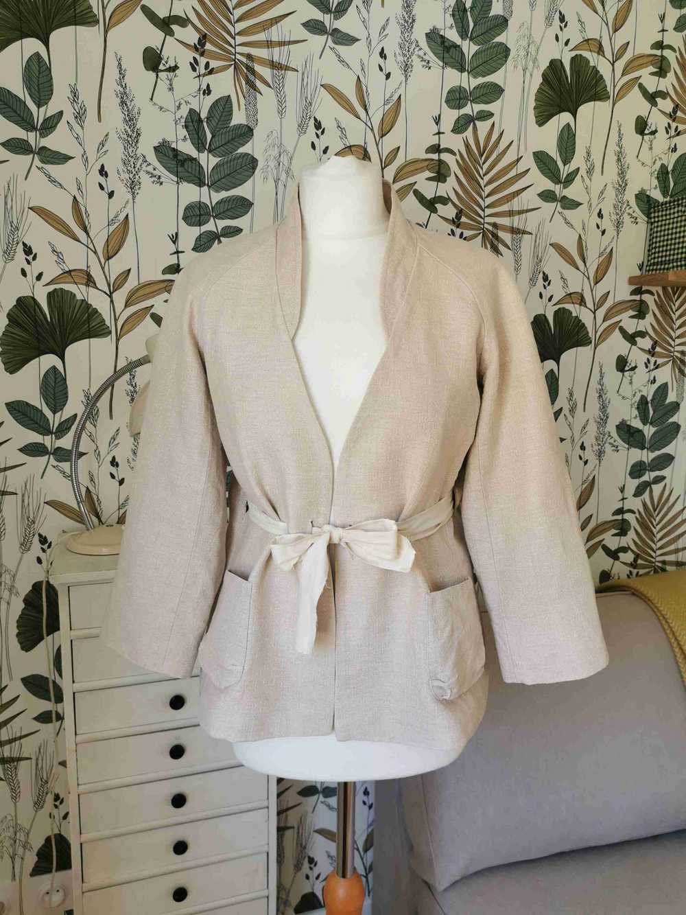 Linen safari jacket - image 2