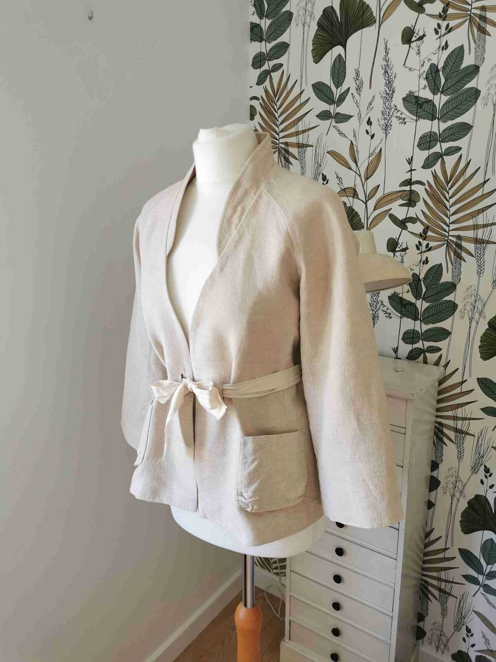 Linen safari jacket - image 4