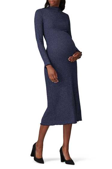 Rachel Pally Metallic Rib Mara Maternity Dress