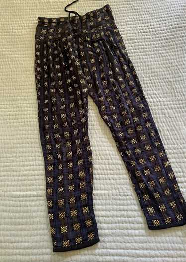ace&jig Gold and Blue Bohemian Bottoms (S) | Used,