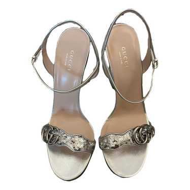 Gucci Marmont glitter heels - image 1