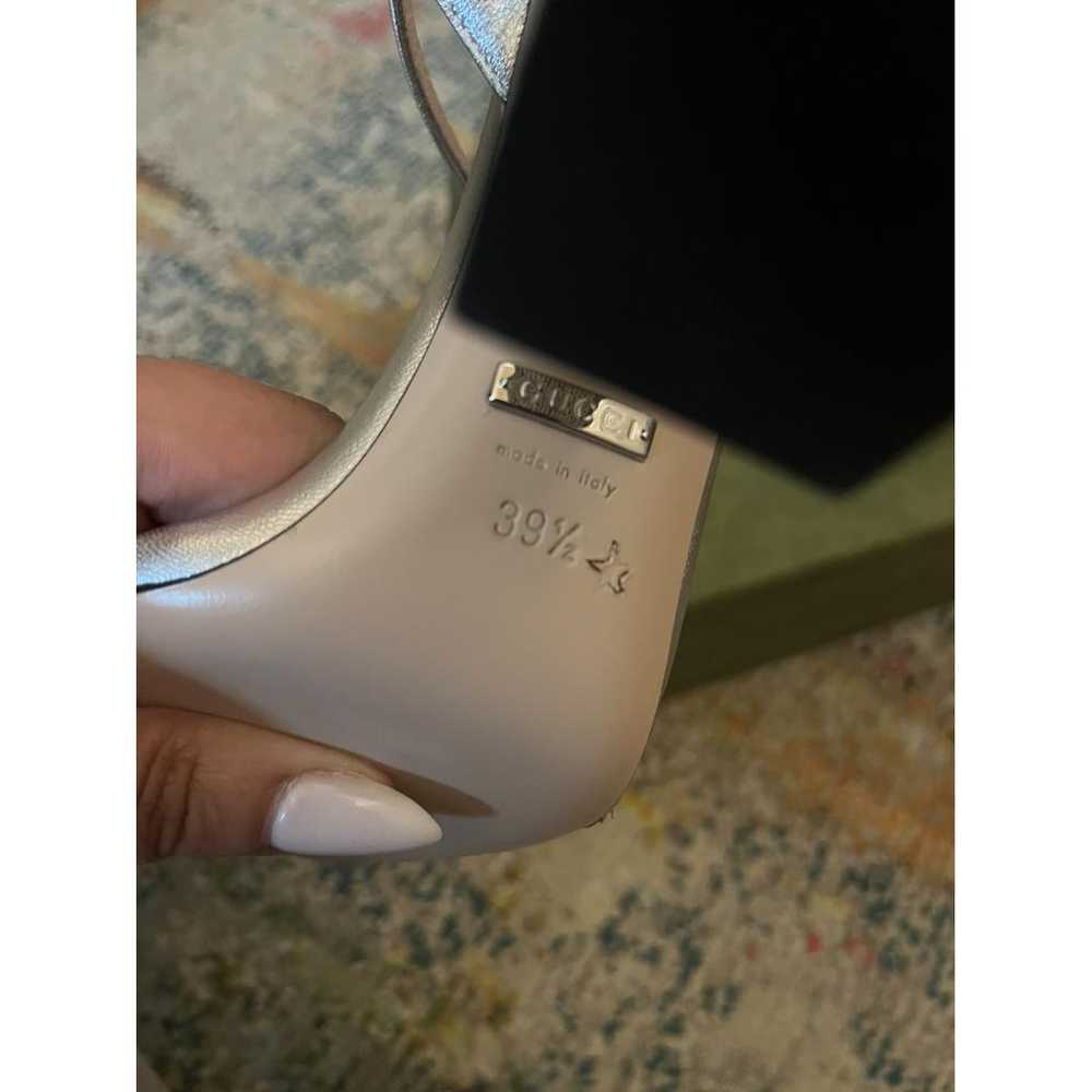 Gucci Marmont glitter heels - image 7