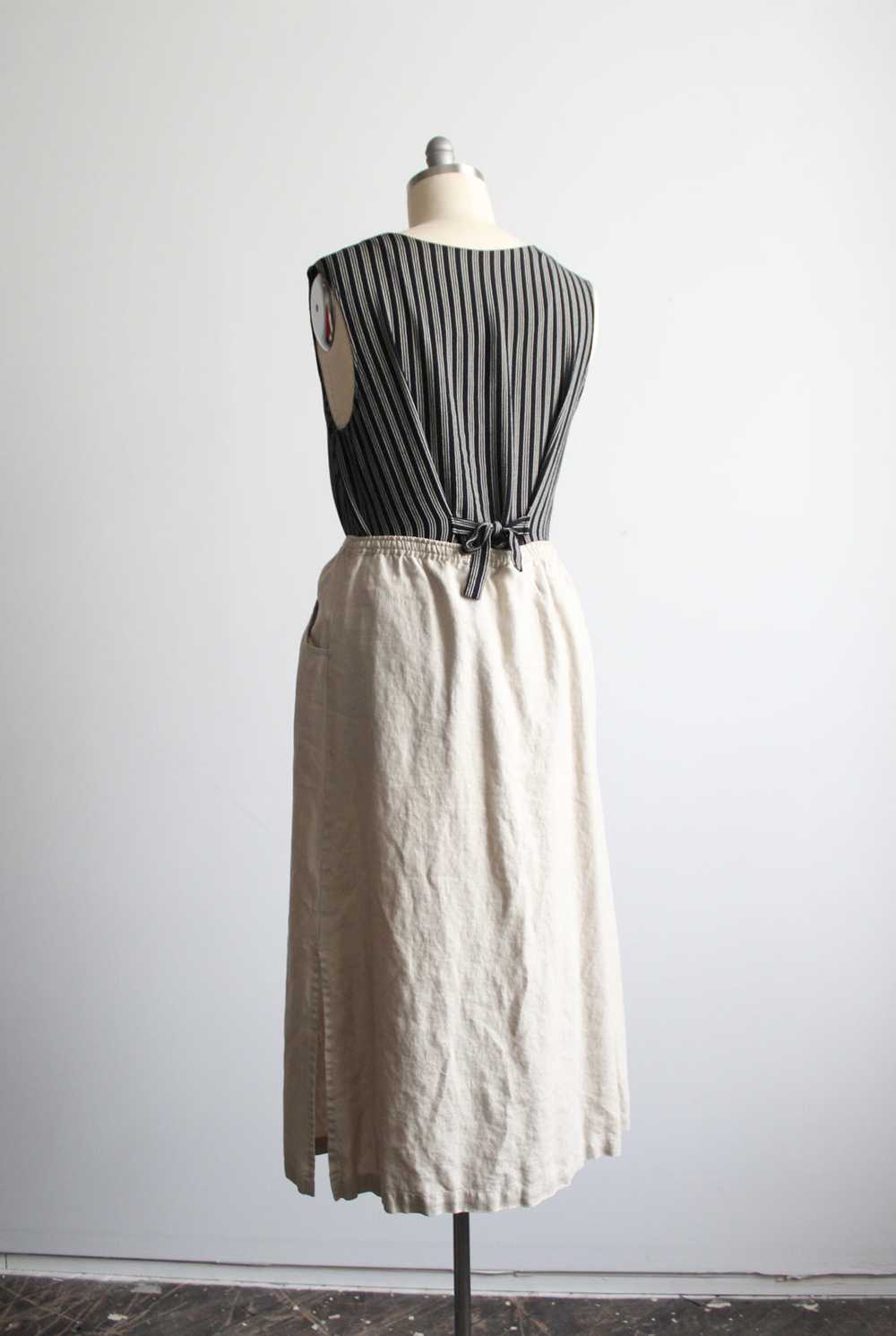 summerset linen midi skirt - image 3