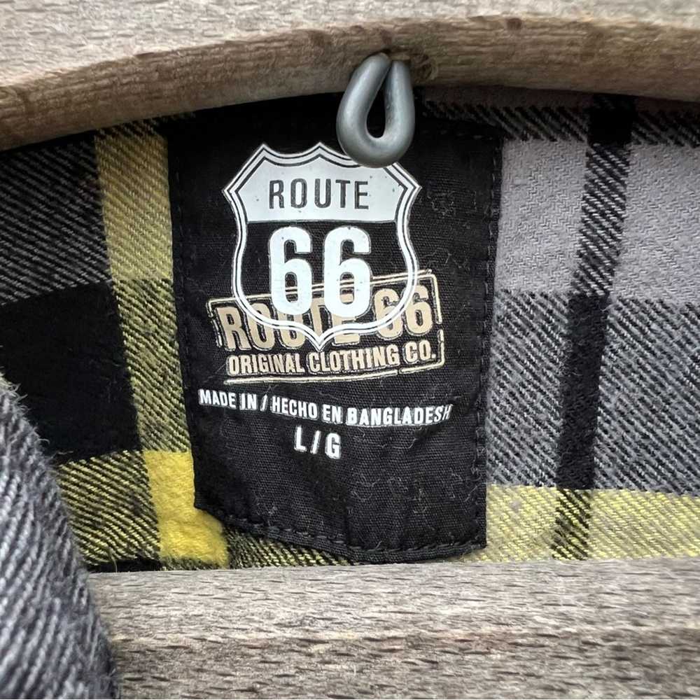 Route 66 Route 66 black gray yellow l/s pearl sna… - image 2