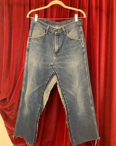 Custom transformed jean skirt - image 1