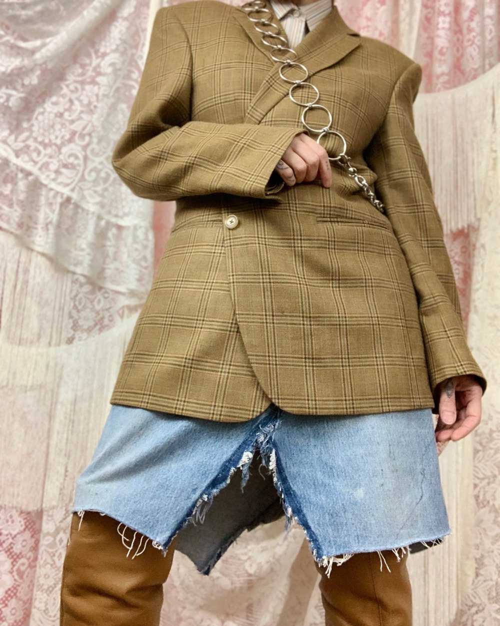 Custom transformed jean skirt - image 6