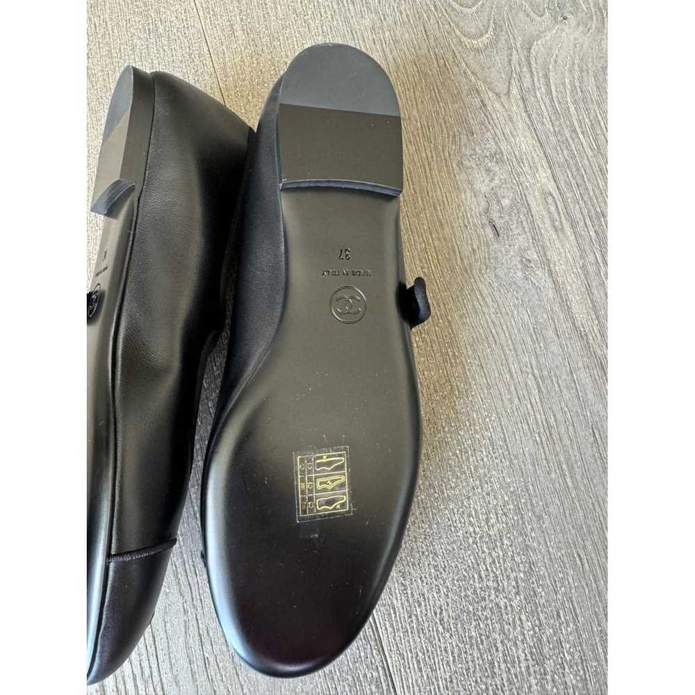 Chanel Mary Janes leather ballet flats - image 4
