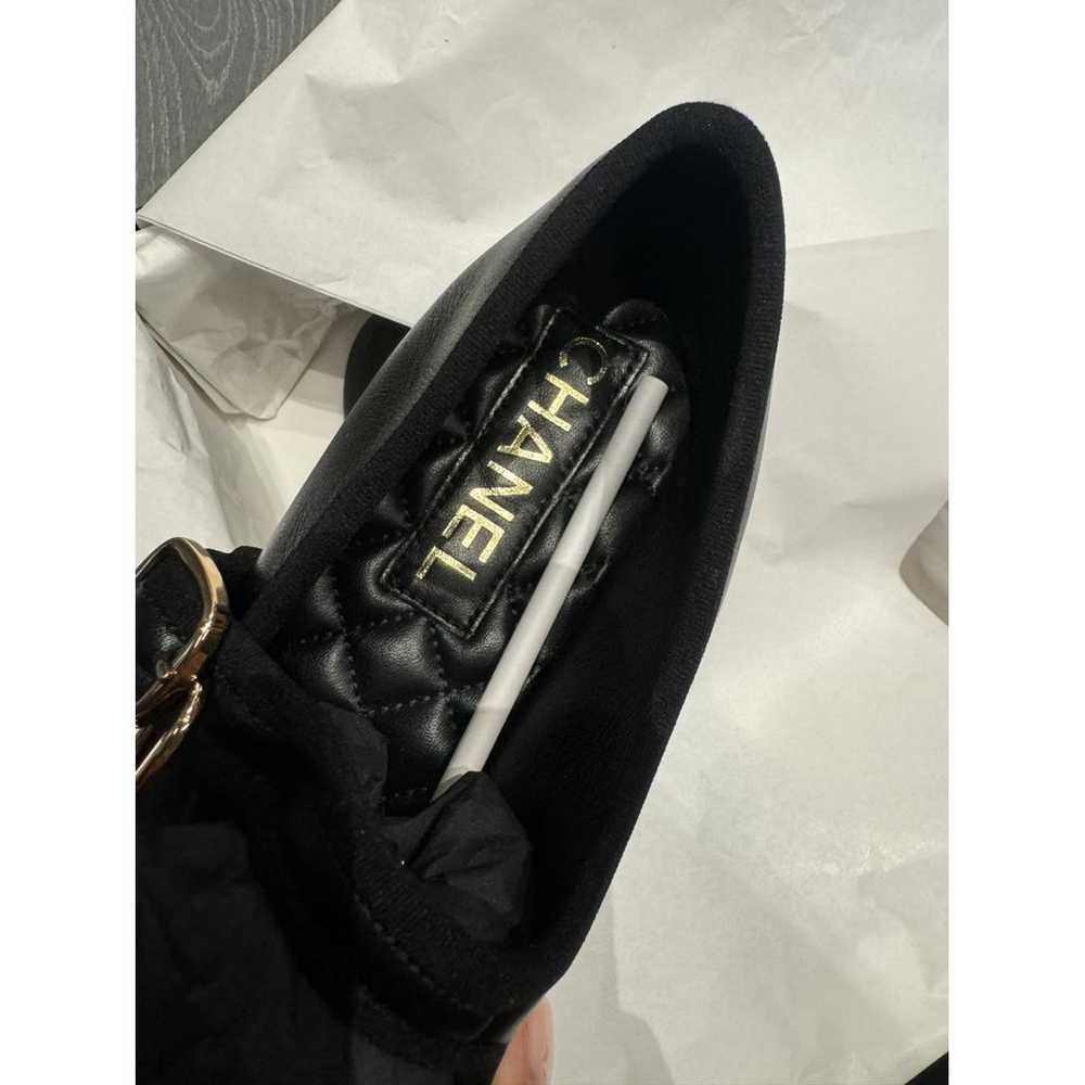Chanel Mary Janes leather ballet flats - image 8