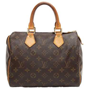 Louis Vuitton Speedy cloth satchel
