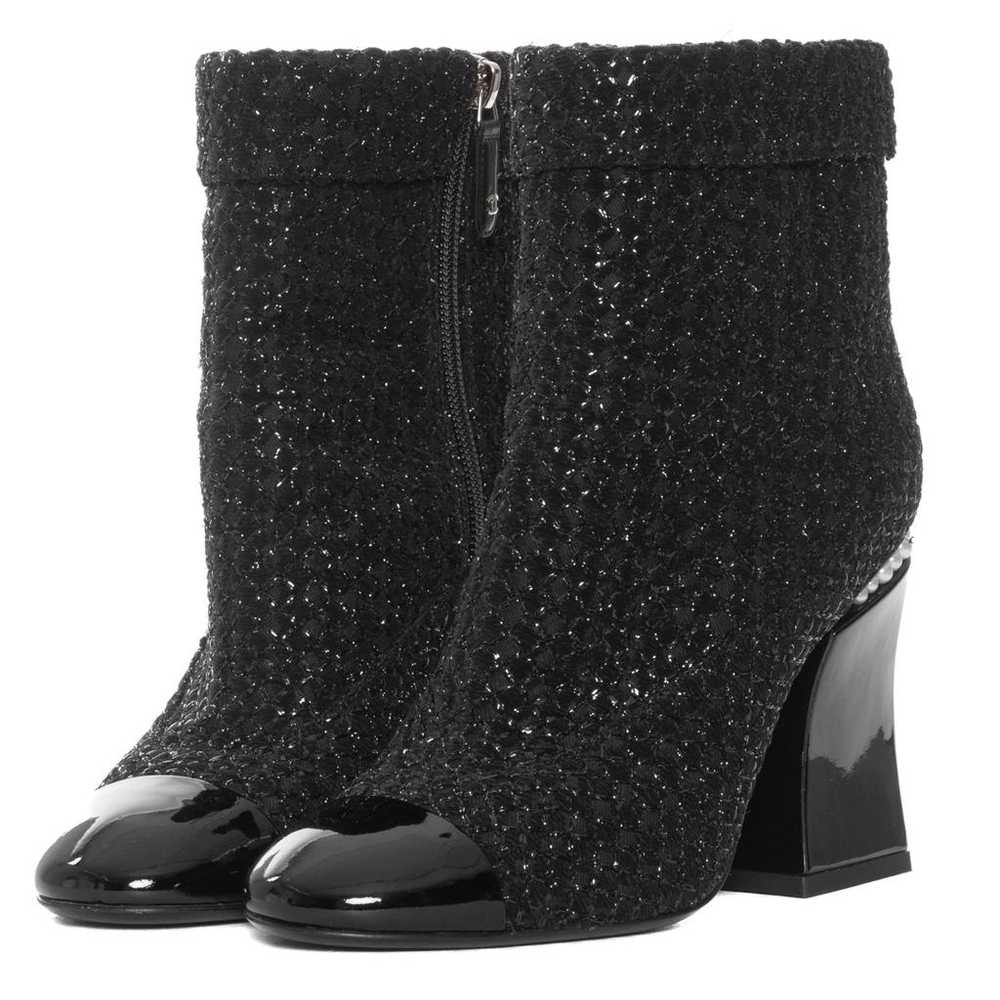 Chanel Tweed ankle boots - image 2