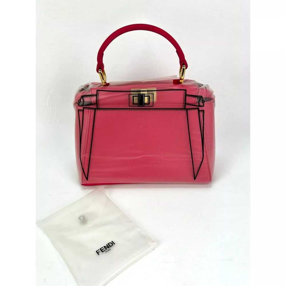 Fendi Mini Peekaboo Pink Leather Hand Shoulder Bag - image 10