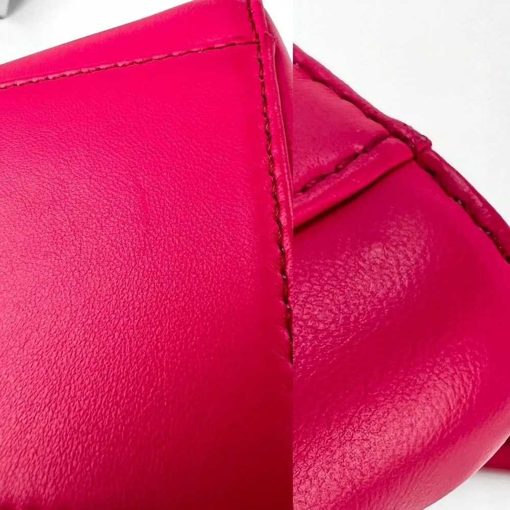 Fendi Mini Peekaboo Pink Leather Hand Shoulder Bag - image 3