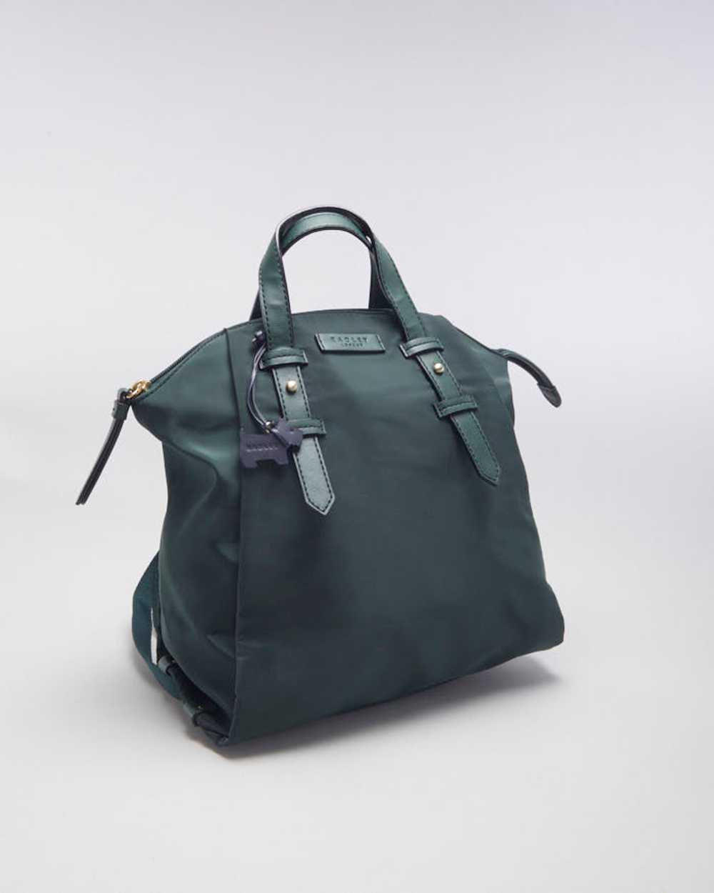 Radley Essentials Dark Green Zip Top Backpack - image 1