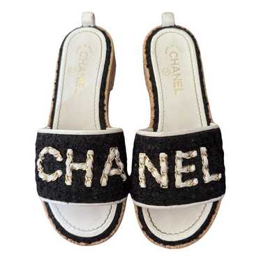 Chanel Tweed mules - image 1