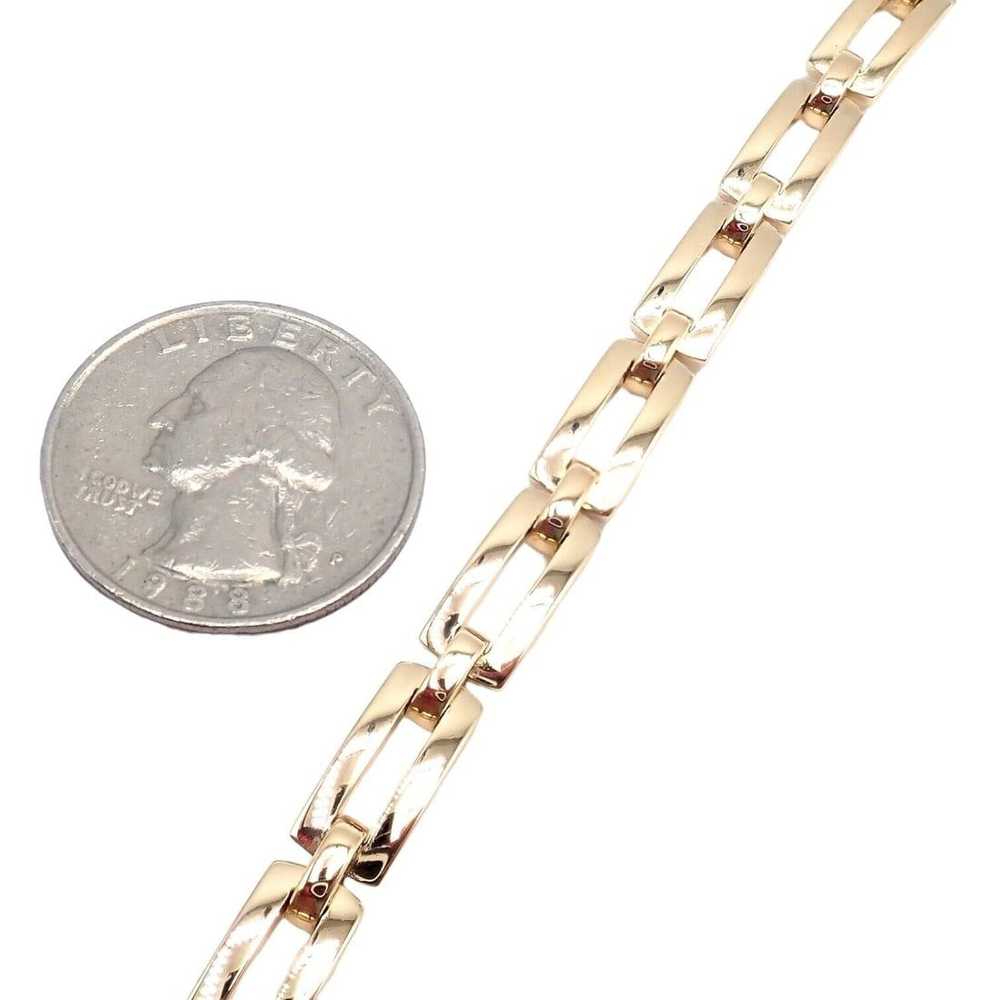 Authentic! Cartier Vintage 18k Yellow Gold Link B… - image 12