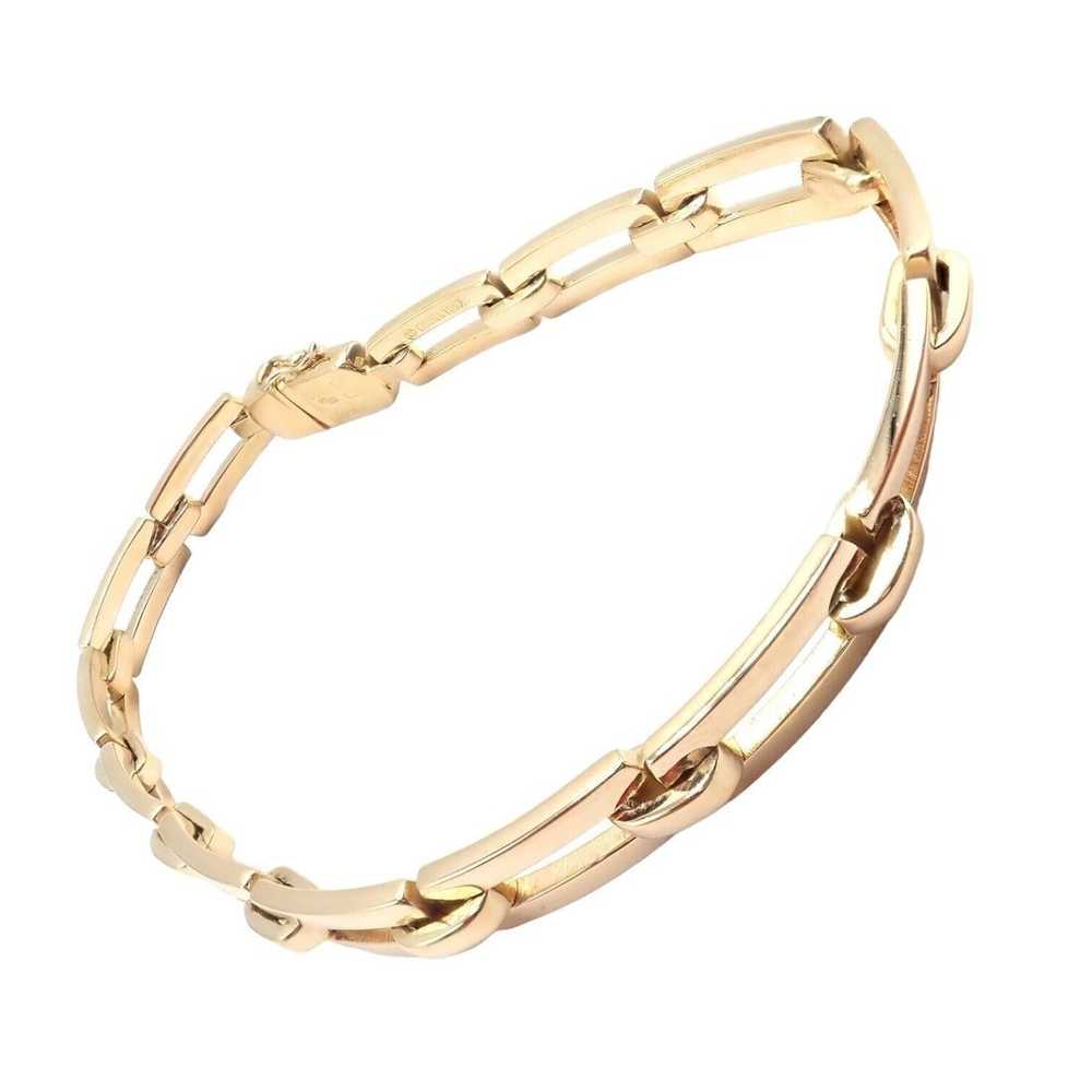 Authentic! Cartier Vintage 18k Yellow Gold Link B… - image 3