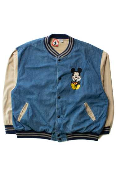 Vintage Mickey Inc. Khaki Sleeve Denim Jacket (199