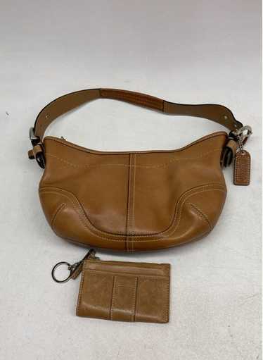 Coach Soho Hobo Brown Leather Purse With Coin Purs