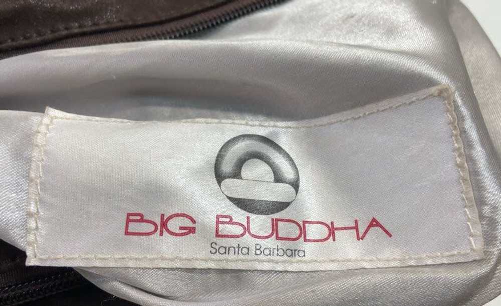 Big Buddha Ruched Shoulder Tote Dark Brown - image 7