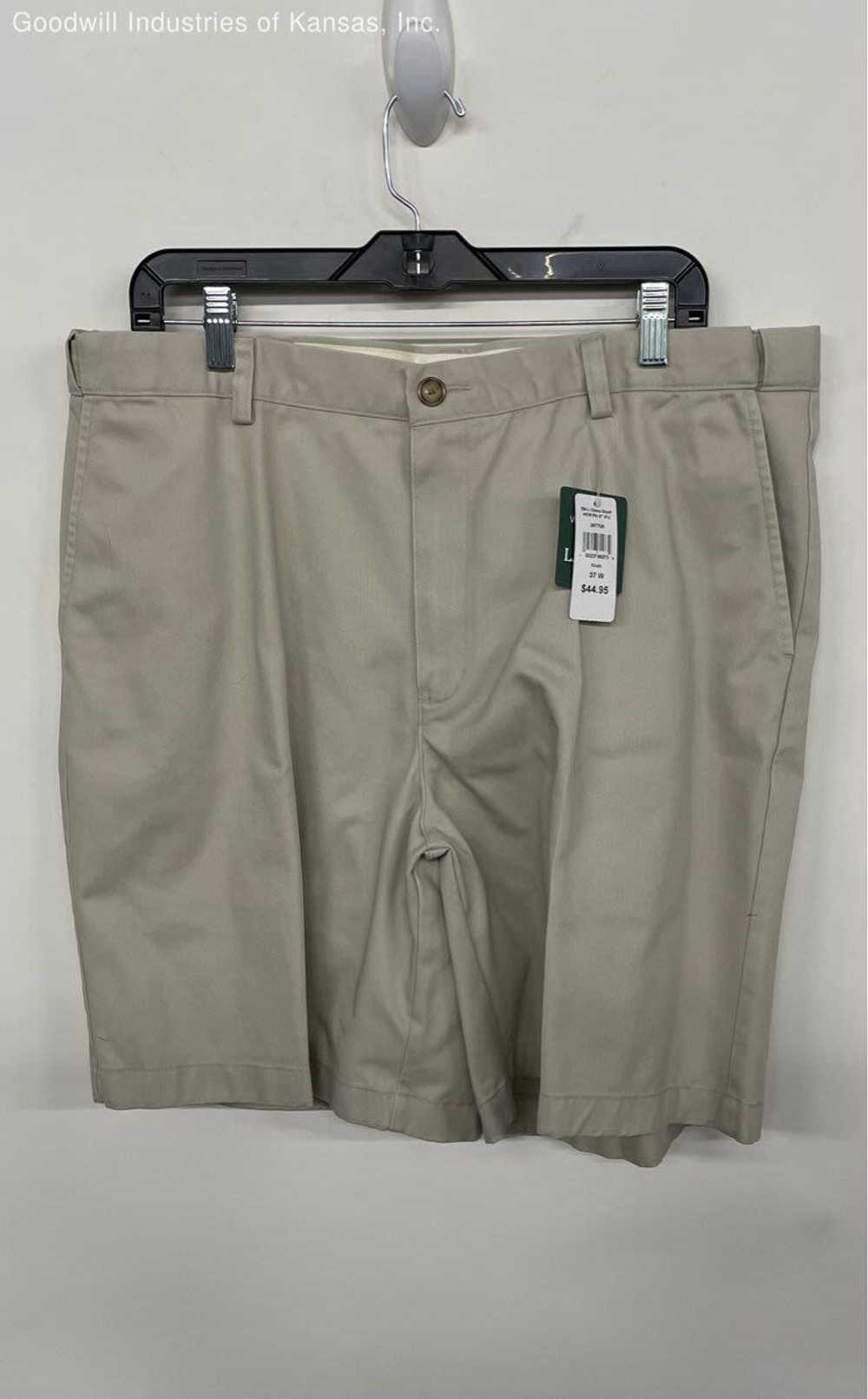 L.L. Bean Khaki Shorts - Size 37W - image 1