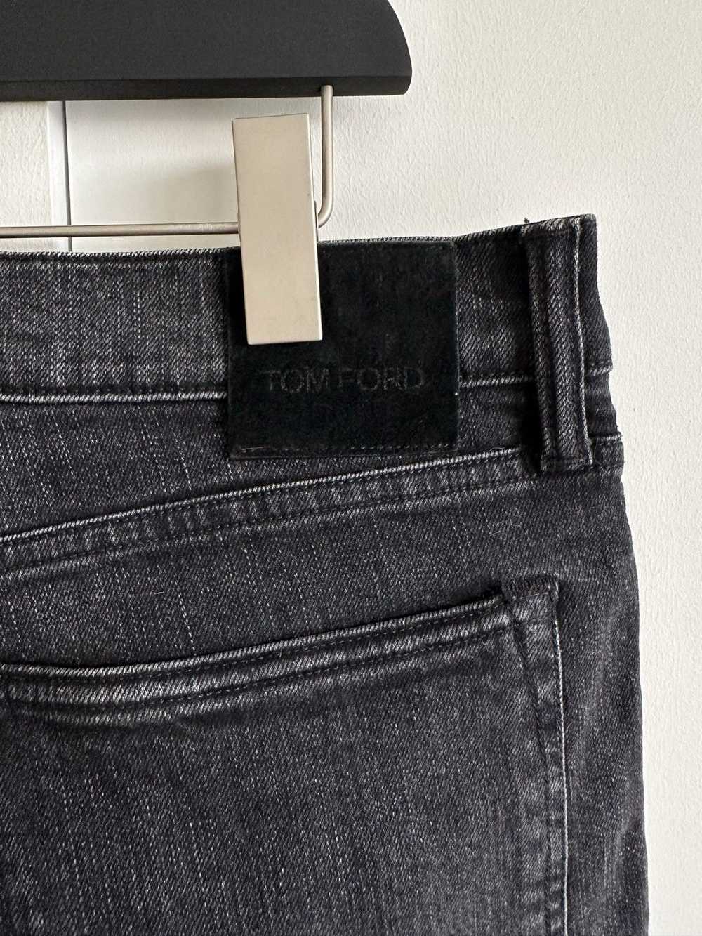 Tom Ford Washed Black Stretch Denim Jeans - image 4