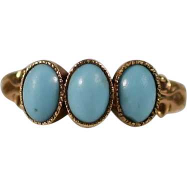 Rose Gold Turquoise Ring