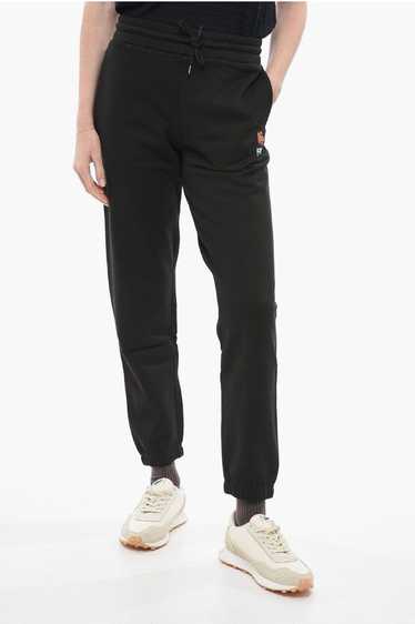 Kenzo og1mm0624 Brushed Cotton Sweatpants in Black