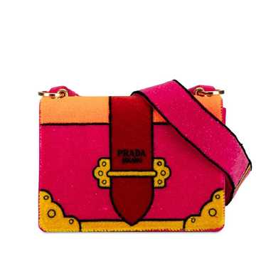 Prada Cahier velvet crossbody bag - image 1