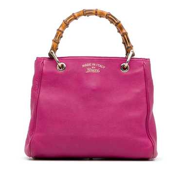 Gucci Bamboo Shopper leather handbag